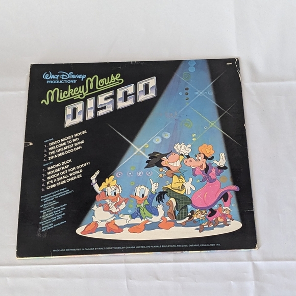 3 for $20 Micky mouse disco LP vinyl record - surface scratches - Picture 2 of 8